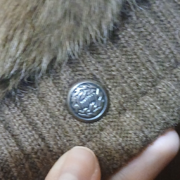 Brown Rabbit Fur Jacket - Picture 3 of 7